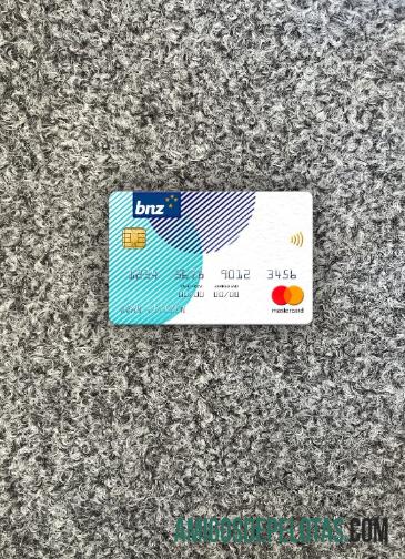 Nova Zelândia BNZ Greymouth Bank Mastercard Photolook Frente amostra